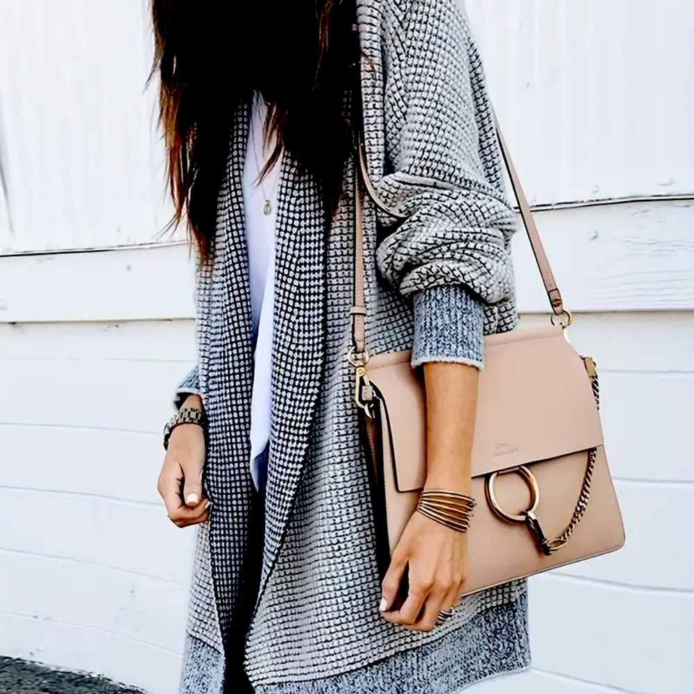 Sweater open with no buttons
